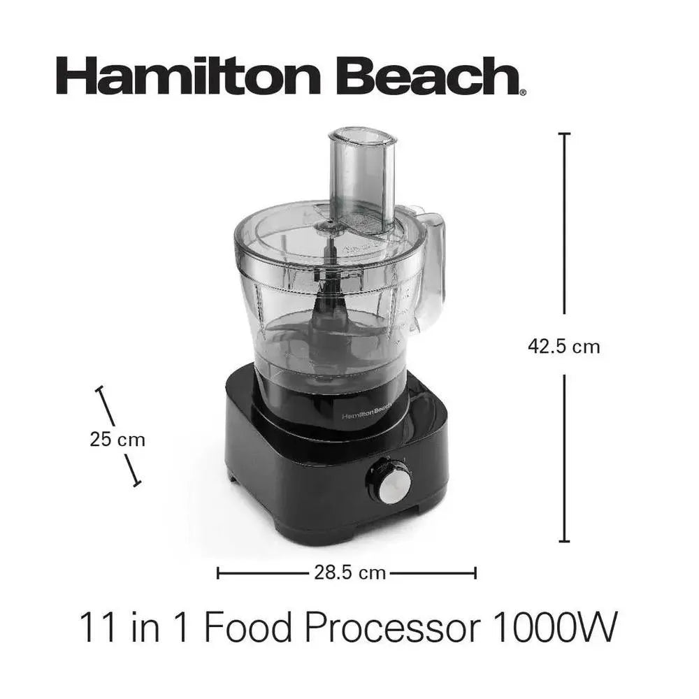 Hamilton Beach Powerful Food Processor 11 in 1 1000 W