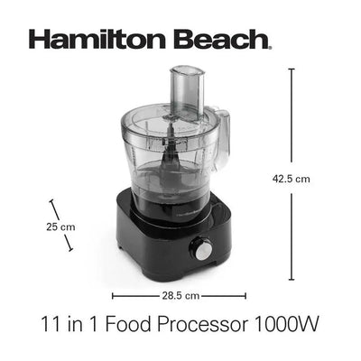 Hamilton Beach Powerful Food Processor 11 in 1 1000 W