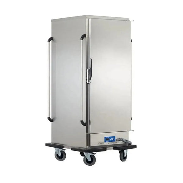 Heated Banquet Trolley 11 x GN 2/1, L 73 x W 86 x H 186 cm, Stainless Steel Finish