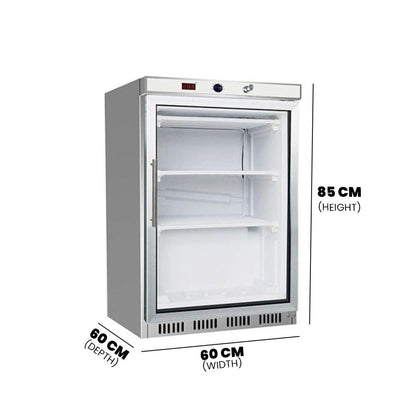 Forcar G-HF200G Single Display Freezer With Glass Door 130 Liter 150W - HorecaStore