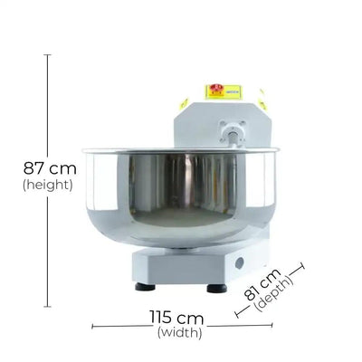 THS HHY-50T Dough Kneading Machine, Flour Capacity 50 kg 1.1 kW, 115 x 81 x 87 cm - HorecaStore