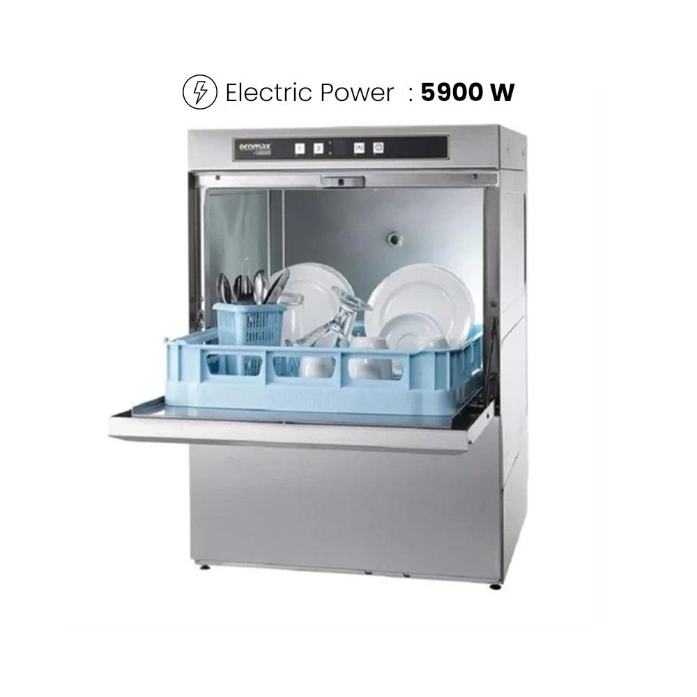 Hobart ECOMAX F504-10B Under Counter Dishwasher 25 Liter Tank 5.9 kW 1HP - HorecaStore