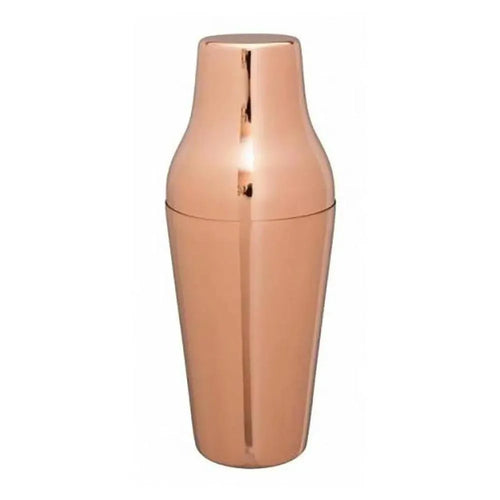 THS BAH1016 Copper Polished Cocktail Shaker 2-Pieces, 60cl