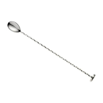 THS BAH1060 Stainless Steel Bar Spoon With Muddler 16 Inches