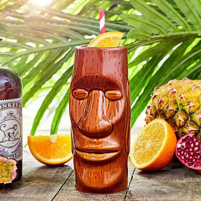 THS BAH1092 Easter Island, Ceramic Tiki Mug 45cl