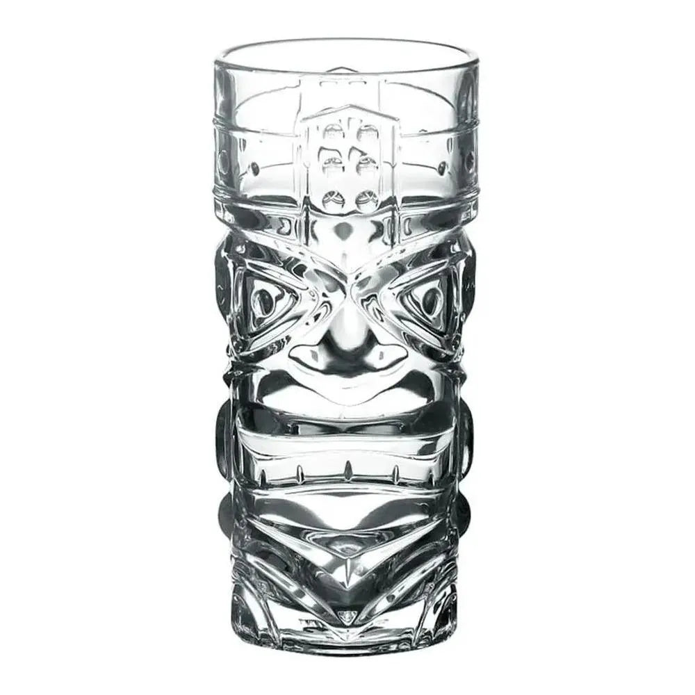 THS BAH1094 Face, Glass Tiki Mug 42cl