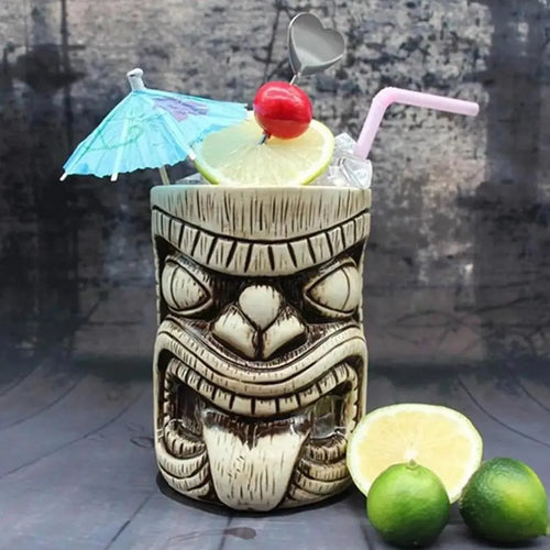 THS BAH1096 Karui Ka, Ceramic Tiki Mug 60cl