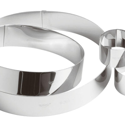 THS Stainless Steel Pudding Ring H 3.5 X Ø 14CM   HorecaStore