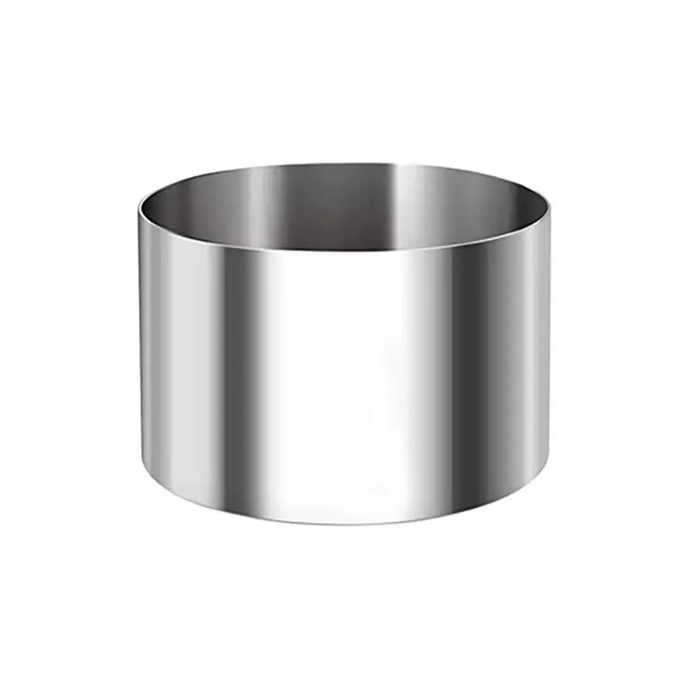 THS Stainless Steel Round Mousse Ring Ø 12.5CM, H 4.5CM