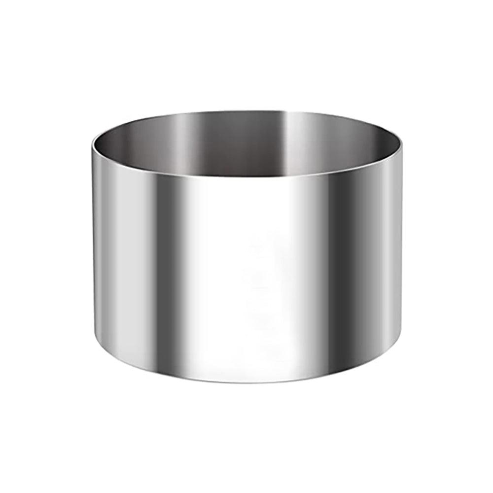 THS Stainless Steel Round Mousse Ring Ø 15CM, H 4.5CM - HorecaStore