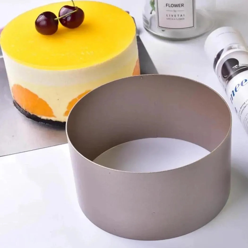 THS Stainless Steel Round Mousse Ring Ø 7.5CM, H 4.5CM