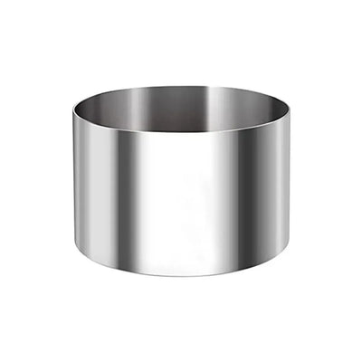 THS Stainless Steel Round Mousse Ring Ø 8CM, H 4.5CM