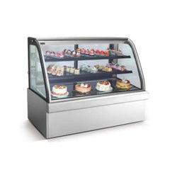 Inofrigo FGW1200-C2 Front Curved Double Arc Cold Cake Display Showcase 3 Shelves 120 x 68.5 x 122 cm