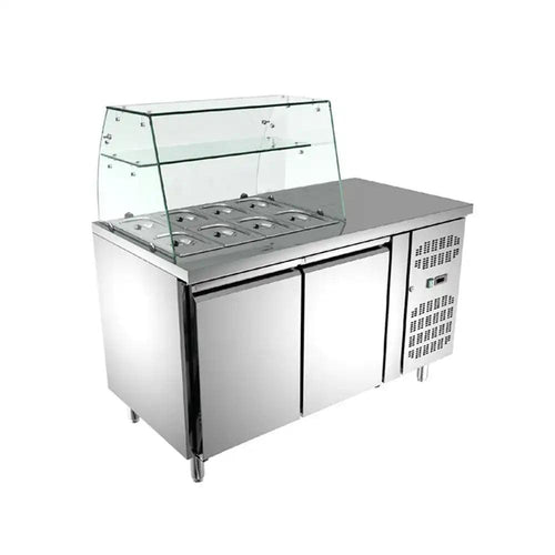 Inofrigo GN2100TN Ventilated Salad Counter Chiller 70 x 136.5 x 125 cm 250 Liters