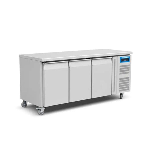 inofrigo gn3100tn stainless steel work top chiller 400 liters power 360w 79 5 x 70 x 85 cm