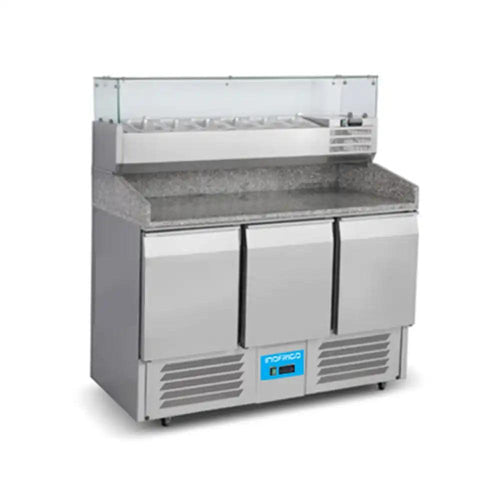 Inofrigo PZ903 Luxury Pizza Counter 142 x 70 x 148 cm 390 Liters