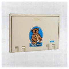 Koala Kare Classic Horizontal Wall Mounted Baby Changing Station  37” W x 23” H  (940 mm x 584 mm) - Cream