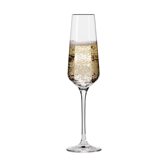 krosno avant garde champagne flute 180 ml set of 6