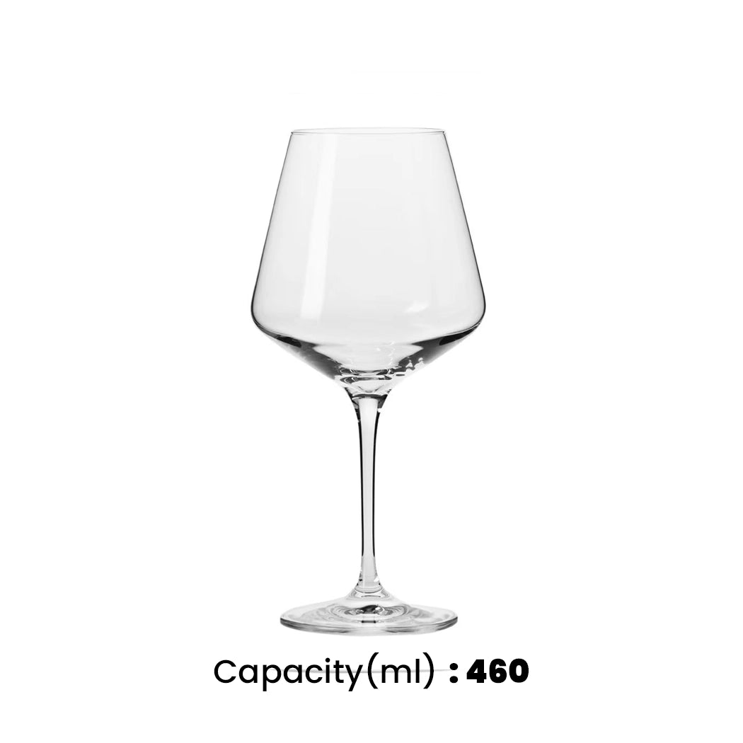 krosno avant garde chardonnay white wine glass 460 ml set of 6