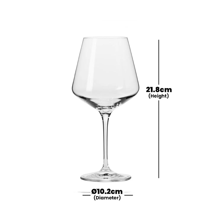 krosno avant garde chardonnay white wine glass 460 ml set of 6