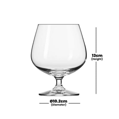 krosno balance cognac glass 480 ml set of 6