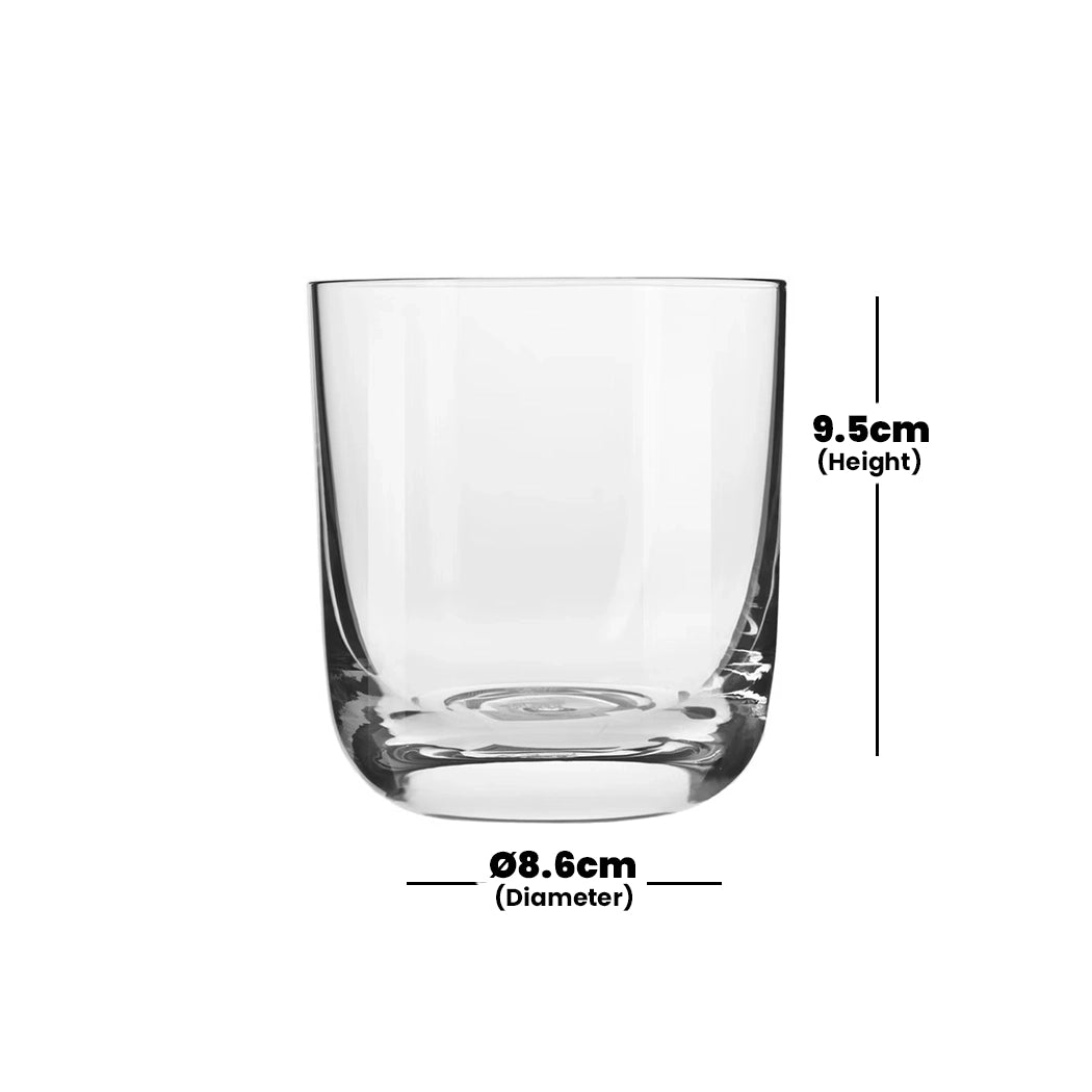 krosno glamour whisky glass 300 ml set of 6