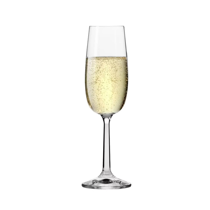 krosno pure champagne flute 170 ml set of 6