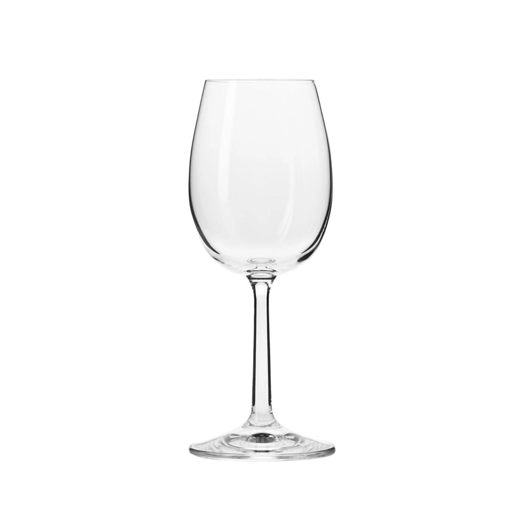 krosno pure white wine glass 250 ml set of 6