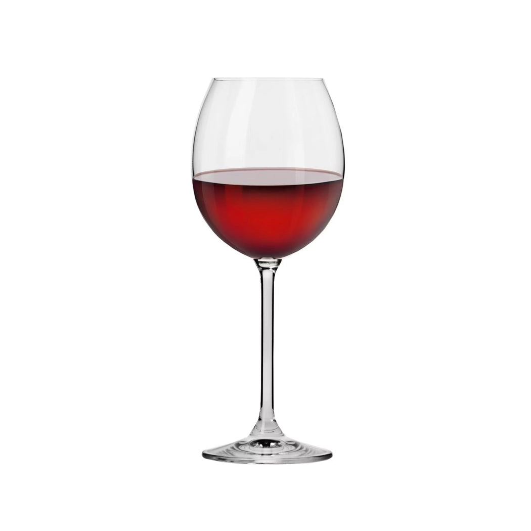 krosno venezia red wine glass 350 ml set of 6