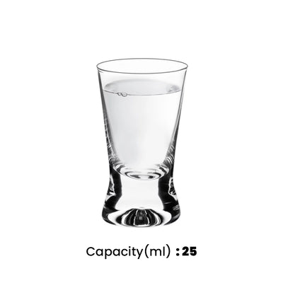 krosno x line vodka glass 25 ml set of 6