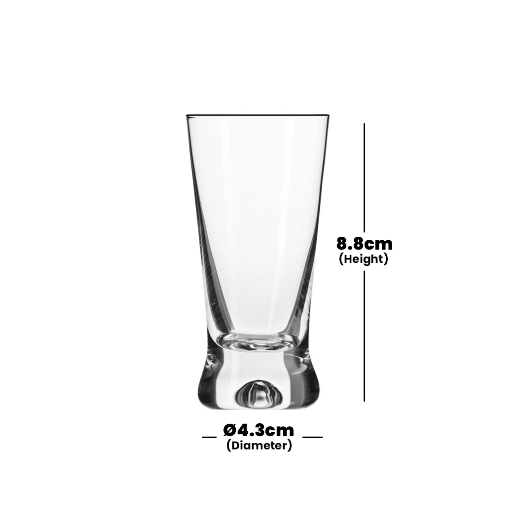 krosno x line vodka glass 50 ml set of 6