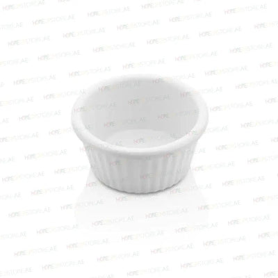 Kulsan 13030.PW Melamine Ramekin, Commercial Grade Break Resistant 1oz, Color White - HorecaStore