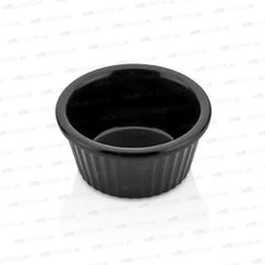 Kulsan 13060.BL Melamine Ramekin, Commercial Grade Break Resistant 2oz, Color Black