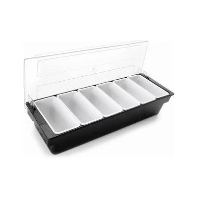 Lacor 61136 Polypropylene Spice Box 6 Comparments 50 x 16 x 9 cm, 450 ml