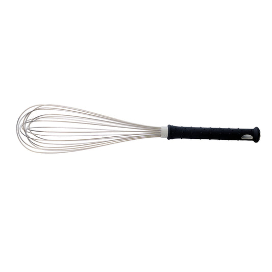 Lacor 61649 Stainless Steel Whisk with Black Ergonomic Handle, L 50 cm