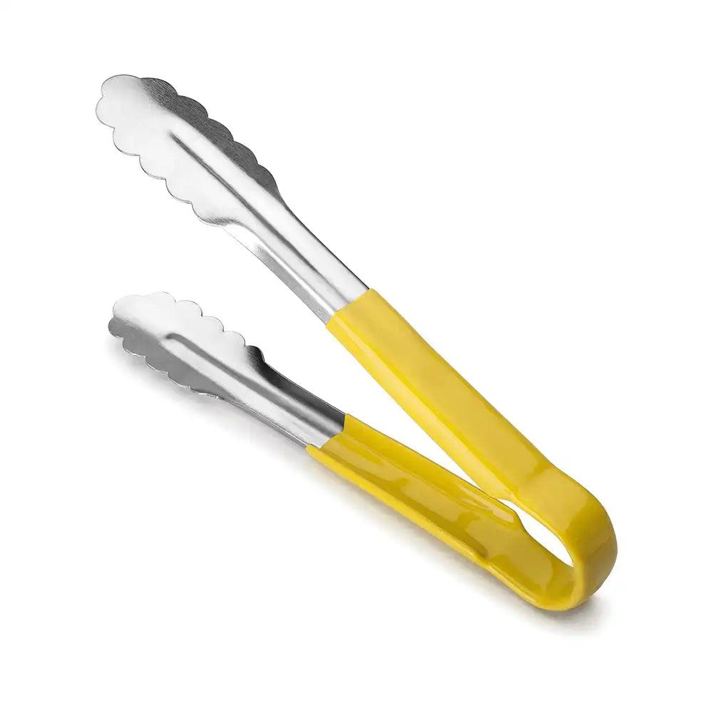 Lacor 63073 Stainless Steel Scallop Tong, 30 cm, Yellow - HorecaStore