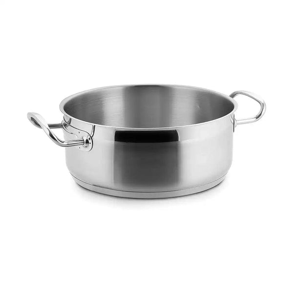 Lacor Spain 57016 Stainless Steel Eco Chef Deep Casserole Pot 16 cm, 1.60 Liters Induction - HorecaStore