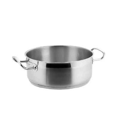 Lacor Spain 57020 Stainless Steel Eco Chef Deep Casserole Pot 20 cm, 2.80 Liters Induction