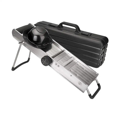 Lacor Spain 60357 Stainless Steel Mandoline With Protector 12.5 x 50 cm - HorecaStore