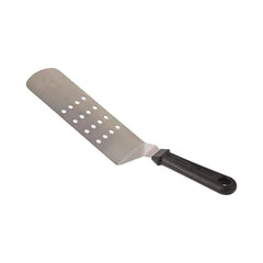 Lacor Spain 60421 Black Nylon Handle, Stainless Steel Perforated Turner 7.5 x 21.5 cm