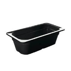 Lacor Spain 66310J Melamine Food Pan 1/3 10 cm Deep, Black