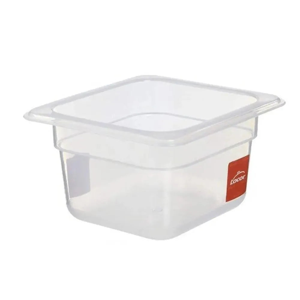 Lacor Spain 66610H Polypropylene Food Pan 1/6 10 cm Deep, White