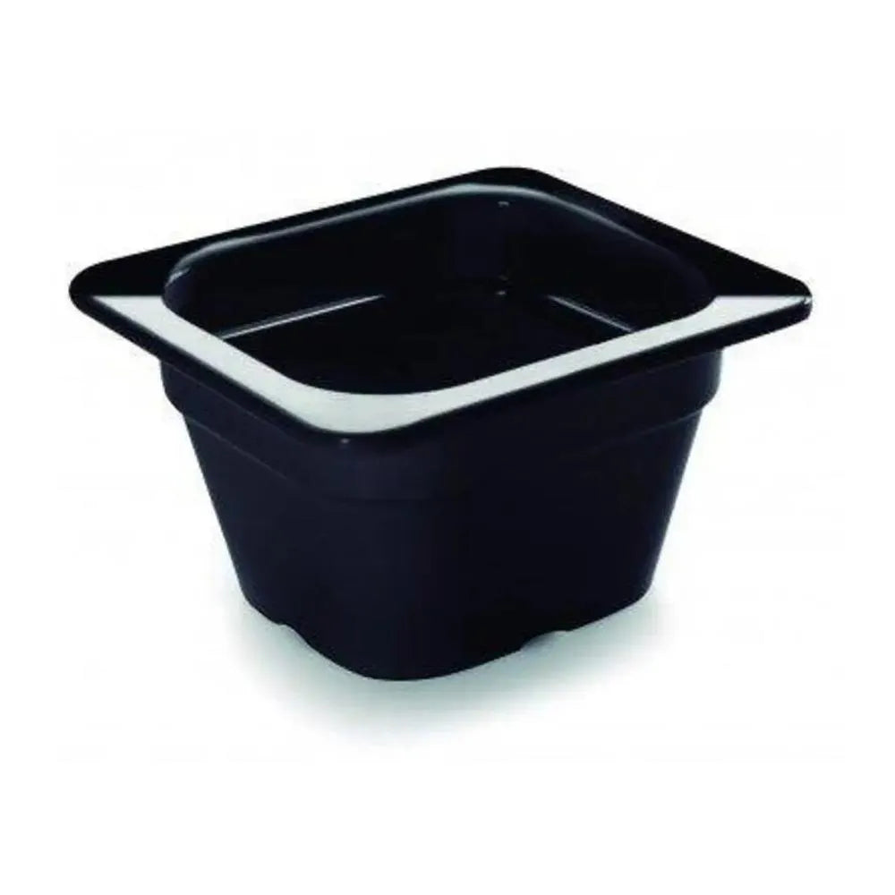 Lacor Spain 66665J Melamine Food Pan 1/6 6.5 cm Deep, Black