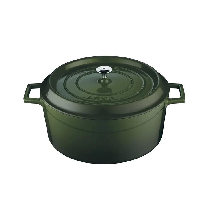 Lava Enameled Cast Iron Mini Casserole - Diameter(Ø)10 cm Green - HorecaStore