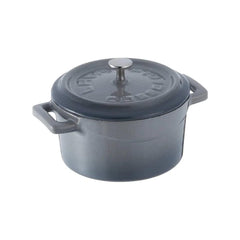 Lava Enameled Cast Iron Mini Casserole - Diameter(Ø)10 cm Grey