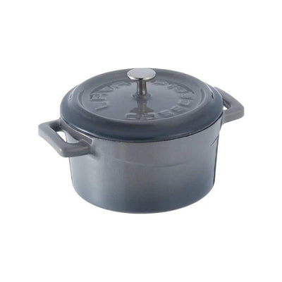 Lava Enameled Cast Iron Mini Casserole - Diameter(Ø)10 cm Grey - HorecaStore