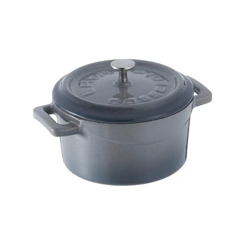 Lava Enameled Cast Iron Mini Casserole - Diameter(Ø)10 cm Grey