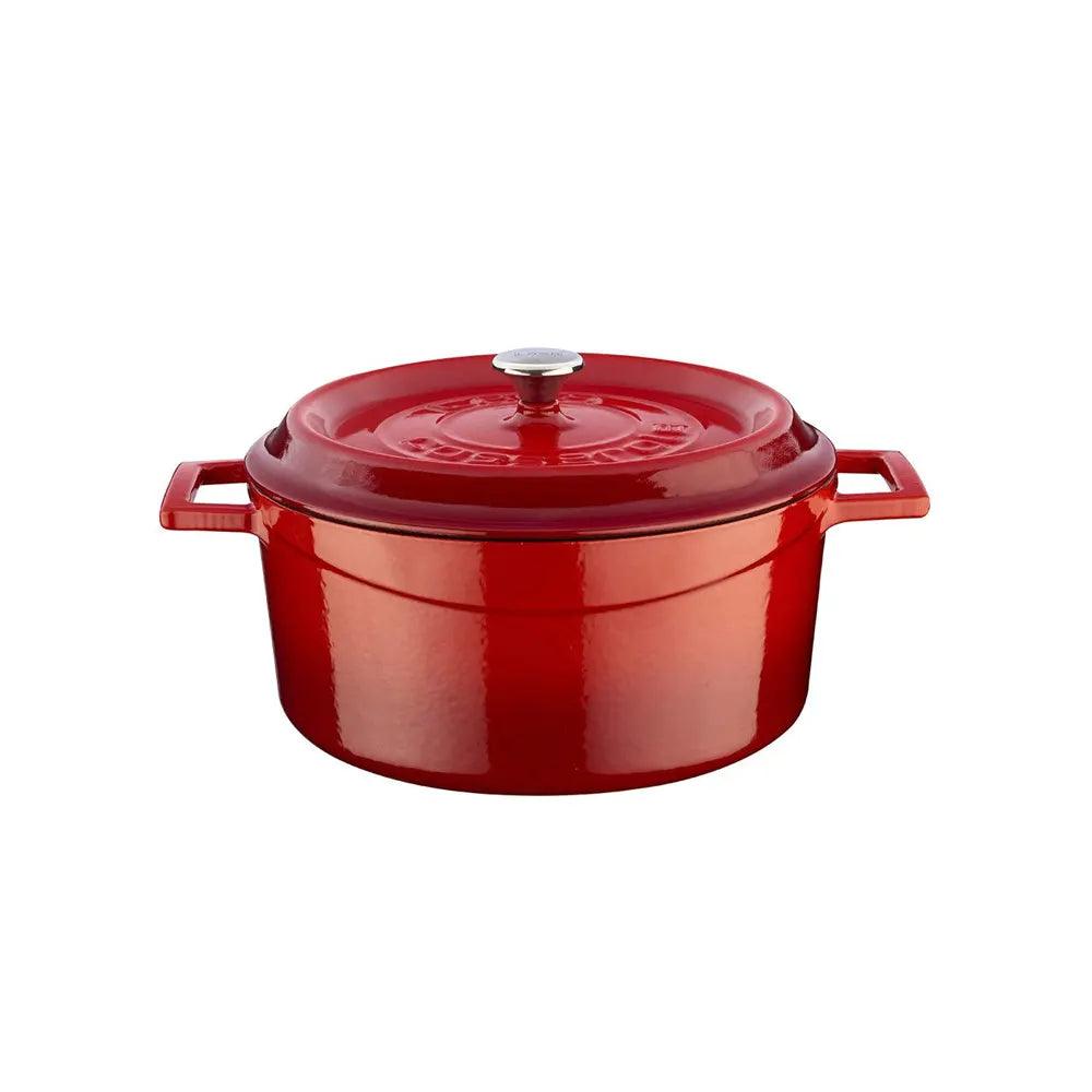 Lava Enameled Cast Iron Mini Casserole - Diameter(Ø)10 Cm Red - HorecaStore