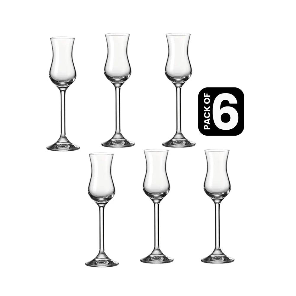 Leonardo Daily Grappa Glass, 10 cl, Pack of 6 - HorecaStore