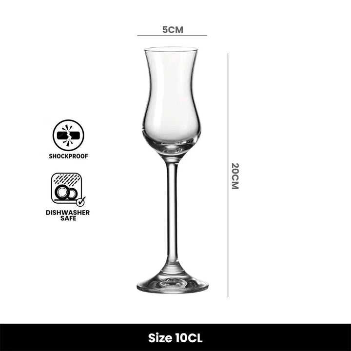 Leonardo Daily Grappa Glass, 10 cl, Pack of 6 - HorecaStore